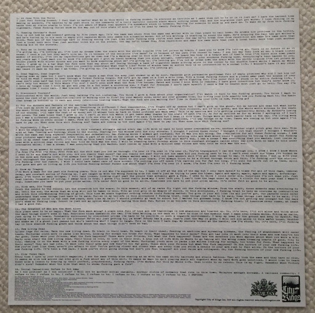 Wreak Havoc Abandon Everything Vinyl LP Rotten Records Store