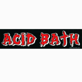 ACID BATH Strip Sticker