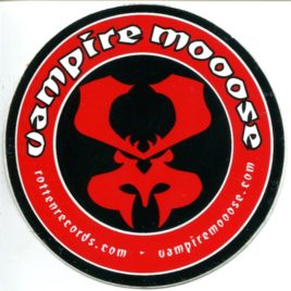 VAMPIRE MOOOSE Promo Sticker VM