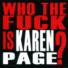 KAREN PAGE Sticker