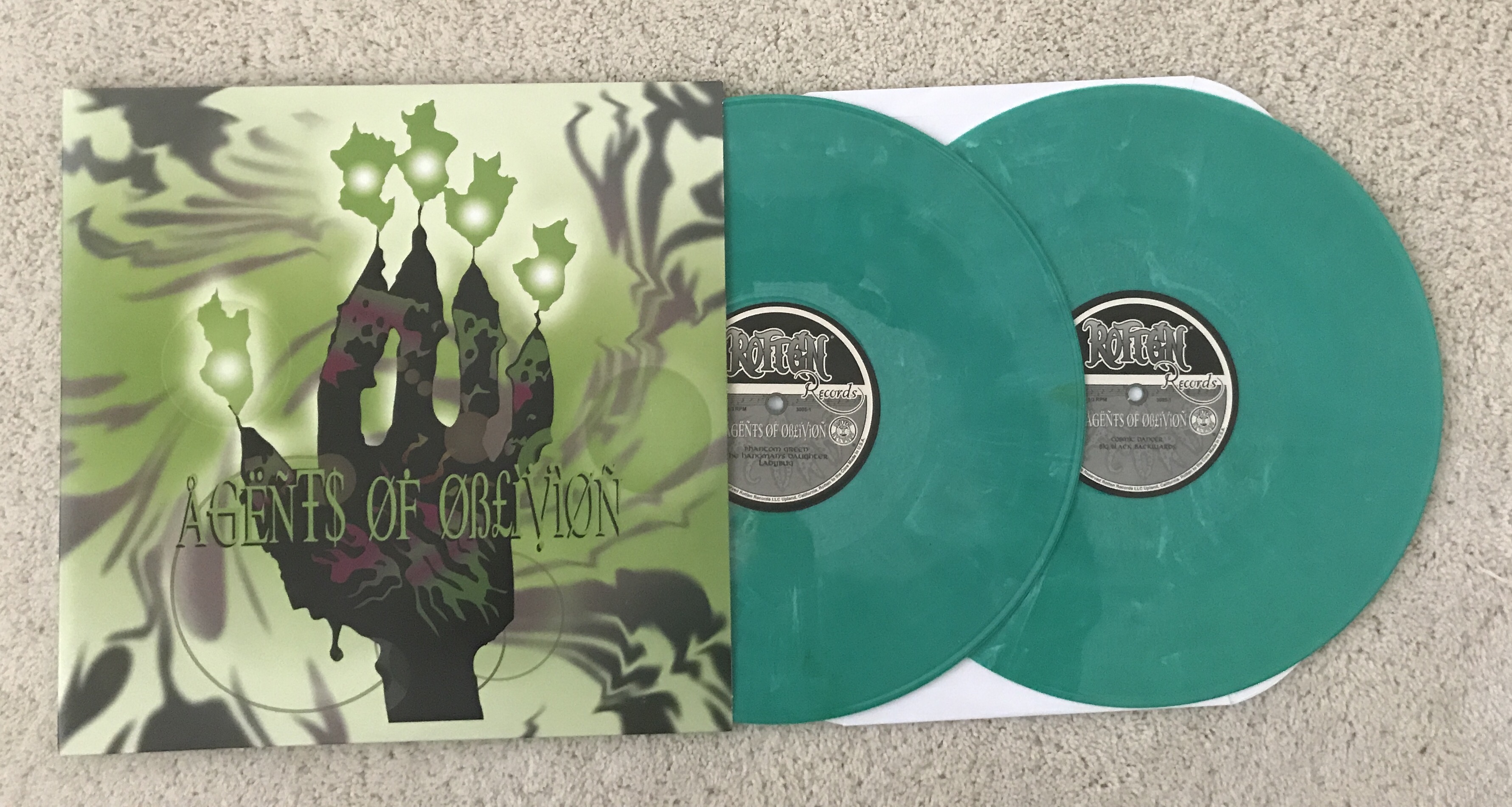 LIMITED EDITION of 1,000 units 1st Pressing, Double LP on Green 180 gram Vi...