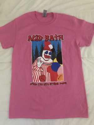 Acid Bath - When The Kite String Pops T-shirt - Azalea Pink
