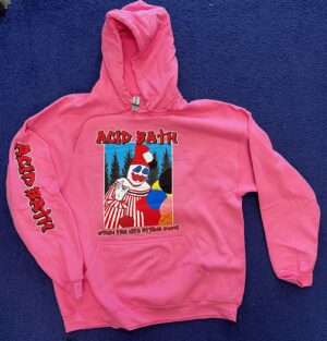 Acid Bath - When The Kite String Pops - Hooded Sweatshirt Hoodie Azalea Pink